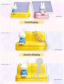Kotak Kejutan Seri Sofa Miffy Berlisensi Resmi, Dudukan Ponsel Meja Karakter Kelinci Lucu, Figur Mini Koleksi Lucu Gaya Jepang, Dengan Fungsi Dudukan Ponsel dan Tablet, 1 Mainan Kejutan Acak, Dekorasi Meja Kreatif - MultiWarna - View 4