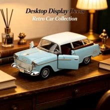 Model Mobil Klasik Vintage dari Paduan Logam, Mobil Konvertibel Atap Keras Realistis untuk Koleksi, Dekorasi Meja/Pintu Masuk, Hadiah Ulang Tahun, Natal, Halloween, Hadiah Kecil untuk Pesta Paskah, Pengisi Kotak Hadiah, Hadiah Liburan - MultiWarna - View 2