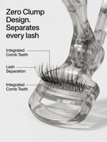 1pc/2pcs Portable Wide-Angle Eyelash Curler With Built-In Comb, Suitable For All Eye Shapes. No Battery Required, Easy To Use, Even Beginners Can Easily Master. Curl, Shape, Lift Eyelashes Without Damaging Them. Designed Specifically For Women. - Multicolor - View 6