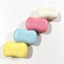 1pc Cute Soap-Shaped Squishy Toy, Soft Slow Rebound Soap Stress Relief Fingertip Toy, Mini Macaron Color Soap Decompression Hand Toy, Cute Daily Sensory Toy, Children's Party Favor And Anxiety Relief Desk Gift, Perfect For Autumn, Halloween And Christmas Gifts - Multicolor - View 5