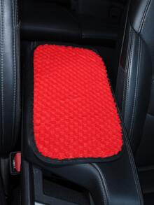 Fan Shaped Fish Scale Texture Fluffy Plush Car Center Armrest Box Arm Support Cover, - Anti Slip Winter Warm Universal Armrest Pad Protective Cover, Suitable For Most Cars - Fan-shaped Fish Scale - View 10