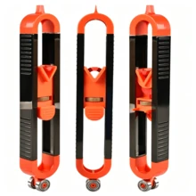 DEWALT 3pcs Linear Contour Gauge Duplicator, Lockable Profile Scribing Tool, Precise Shape Copy Ruler For Irregular, Ellipse & Special Contour, Woodworking Flooring Tile DIY Home Repair Measuring Hand Tool - Marking Gauge - View 2