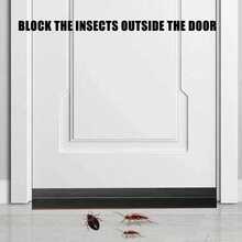 1m Single Layer Door Bottom Seal Strip 50mm, Suitable For Wooden Doors, Sliding Windows, Glass Doors, Self-Adhesive, Insect-Proof, Sound-Insulating, Wind-Proof, Suitable For Gaps Under 20mm - A - View 3