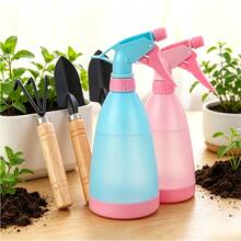 1 Set Home Gardening Tool Kit, Wooden Handle Small Iron Shovel & Rake 3pcs Set, Colorful Watering Can, Balcony Succulent Potted Plant Soil Loosening & Transplanting Watering Tools, Halloween Christmas Gift - Multiple Styles - View 8