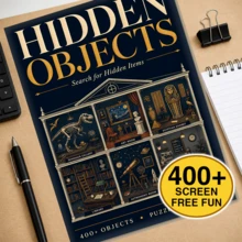 Wonder Museum Treasure Hunt: Lukisan Pencarian Benda Tersembunyi Bertema Museum untuk Dewasa, 400+ Benda Tersembunyi, Buku Teka-Teki Penghilang Stres Tanpa Layar - HCYPSZ205-2 - View 5