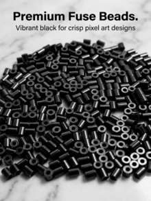 4000pcs Micro Pixel Fuse Beads Set, 2.6mm Mini DIY Ironing Fuse Beads, Craft Materials For Handmade Pixel Style Earrings, Pendants, Jewelry Accessories And Decorations - Multicolor - View 1