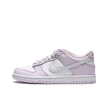 NikeDunk LOW BG GCEL GS Sepatu Sneaker Low-Top Gaya Kampus dengan Desain Nyaman, Warna Putih/Ungu, Unisex - Mauve Purple - View 15