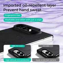 新款磁吸矽膠保護殼，相容 iPhone 18 Duo 折疊螢幕，雷雕隱形磁環，航空級 PC 防震防摔、高邊框防刮耐磨抗黃變手機殼 - 黑色 - 查看 4