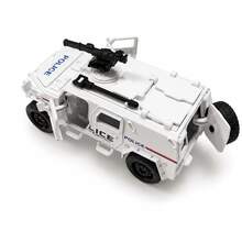 1 Piece (Bagged) Zinc Alloy Toy Vehicle Anti-Riot Police Armored Truck Style Toy, High-Quality Alloy Casting, Pull-Back Spring Function, Children's Toy. Suitable For Boys Over 3 Years Old, Gift. - Multicolor - View 6