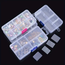 1pc Transparent Storage Box | Can Store Screws, Jewelry, And Other Small Items | Made Of Durable Transparent Shell With Secure Compartment Dividers, Storage Solution | Space-Saving Organizer | Transparent Plastic Shell, Convenient For Organizing Hardware Accessories, Especially Suitable For Back To School Season, Home, Office Or Travel Scenarios - Multicolor - View 6