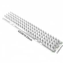 10/20pcs Customizable Animal Repellent Spikes, Transparent Bird Spikes, Cat Repellent Mat, Easy Installation Indoor/Outdoor Dual-Use Pet Safety Repellent, Suitable For Balcony, Patio, Garden, Roof, Fence, Repel Birds And Squirrels - Multicolor - View 2