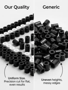 4000pcs Micro Pixel Fuse Beads Set, 2.6mm Mini DIY Ironing Fuse Beads, Craft Materials For Handmade Pixel Style Earrings, Pendants, Jewelry Accessories And Decorations - Multicolor - View 3