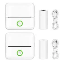 Mini Sticker Printer, White Portable Thermal Sticker Maker Machine With Paper Roll, Inkless Bluetooth Printer Compatible With Android & IOS Smartphones & Tablets, Pocket Printer For Notes, Labels, Memos, Pictures, Ideal Gift - Multicolor - View 47