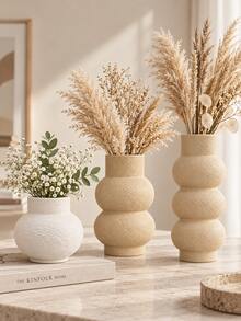Vase, Home Decor, Living Room Tabletop Ornament, Decorative Vase, Modern Country Style Centerpiece, Kitchen Shelf, Coffee Table, Dining Room, Bathroom, Home Shelf Decoration. - Multicolor - View 7