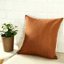 1pc Olive Green Tassel Throw Pillow Cover (Insert Not Included), Textured Breathable Sun-Resistant Fabric, Vintage Soft Matte Texture, Low Saturation Olive Green With Matching Tassel Trim, Suitable For Balcony, Patio - Multicolor - View 11