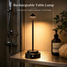 Smart Touch Desk Lamp - USB Type-C Rechargeable, Sensitive Touch Switch, 3 Lighting Modes, Adjustable Brightness, Multi-Functional Table Lamp, Suitable For Home, Bedroom, Living Room, Dining Room, Outdoor Decoration - Desk Lamp - View 1