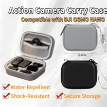 Roreta Mini Waterproof Storage Bag For OSMO NANO Camera, Scratch-Resistant PU Protective Carrying Case, Portable Travel Handbag Camera Accessory - View 3