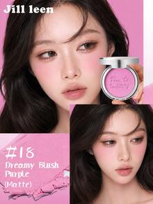 Bảng phấn mắt 9 màu JILL LEEN 902 + Phấn má hồng 18, chất lì, nhũ, ánh kim, kết cấu nhung, dễ chồng lớp, sắc tố đậm, tông màu đất trung tính, phù hợp đi làm hàng ngày, hẹn hò và tiệc tối - Phấn mắt#902+Phấn má#18 - Xem 7