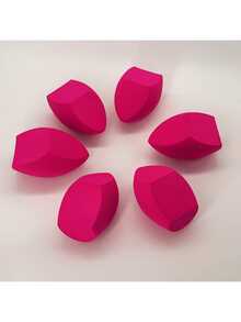 1pc Fashionable Rose Red Large Makeup Sponge, Soft And Skin-Friendly Texture, Extra Large Size, Speeds Up Makeup Application - Hot Pink - View 2
