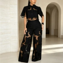 Women Two-Piece Outfits - Black - View 9