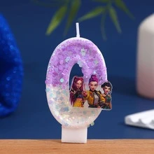 asmodee شموع أرقام كيك عيد الميلاد K-Pop Devil Hunter من 0-9، باللونين البنفسجي والأبيض، ديكور احتفالي يدوي مستقل لمجموعة Devil Hunter، إبداعي، مناسب لعيد الميلاد وحفلات العطلات، مناسب للأولاد والبنات - مقاس موحد - مشاهدة 12