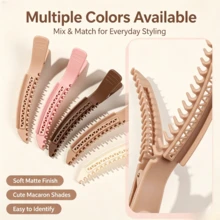 Fluffy Hair Clip, Crease-Free Root Lift Hair Clip, Suitable For High Volume Hairstyles, Salon Use Sectioning Clip, Suitable For Women And Girls, Used For Bangs Volumizing Styling Hair Clip, Suitable For All Hair Types Volumizing Hair Clip - Multicolor - View 6