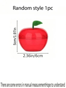 1/5/10pcs Large Capacity Red Apple Shaped Plastic Candy Boxes, Suitable For Graduation, Wedding, Birthday, Party And Other Occasions, Can Be Used As Teacher's Day, Back To School And Other Holiday Thank You Gifts - Multicolor - View 17