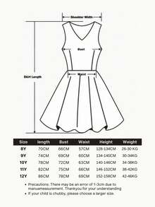 XUMPLO Girls' Dark Style Square Neck Petal Sleeve 3D Print Rose & Skull Dress For Halloween, Day Of The Dead, Party - Multicolor - View 3