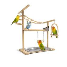 Domestic Parrot Toy Cage Interior Decoration Sleeping Nest Platform Stand Assembly Parrot Stand - View 2