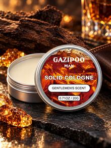 Men's Solid Cologne Balm, 20g Portable Pocket Perfume, Gentleman Masculine Fragrance Wax, Compact No-Spray Scent For Travel, Work & Daily Use - Multi Scents - View 6