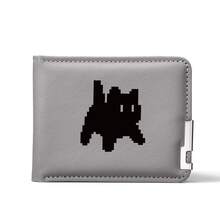 1pc Pixel Cat Pattern PU Leather Multi-Slot Bifold Minimalist Men's Short Wallet, Suitable For Young Men's Daily Use - Multicolor - View 8