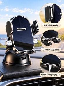 1 buah Dudukan Ponsel Mobil dengan Perekat Hisap yang Dapat Diatur 360°, Mendukung Penggunaan Horizontal dan Vertikal, Dudukan Navigasi Dashboard yang Stabil, Ringkas dan Bergaya | Daya Hisap Super Kuat | Dudukan Ponsel Meja | Aksesori Mobil Praktis, Dudukan Dashboard, Aksesori Mobil Modern, Desain Ringkas, Penopang Ponsel Multi-Fungsi, Dudukan Ponsel yang Dapat Diputar, Cocok untuk Pengemudi dan Pengguna Jalan | Dilengkapi dengan Alas Perekat Hisap, Mekanisme Penguncian Otomatis, Desain Anti-Goyang, Pemasangan Navigasi Mobil Universal - MultiWarna - View 8
