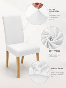 Christmas Dining Chair Set Red Gingerbread Man Candy Cane Cookie Snowflake Print Chair Covers Restaurant Kitchen Christmas Party Home Decor - Red - View 11