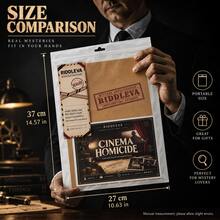 RIDDLEVA Cinema Cold Case 偵探推理桌遊 案件調查線索解謎遊戲 1-6人對戰 多人互動派對遊戲 適合家庭朋友 萬聖節聖誕禮物 - 灰色 - 查看 6