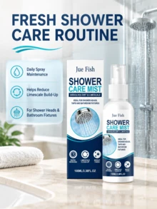 JUE-FISH Semprotan Shower Perawatan Harian Kamar Mandi untuk Berbagai Permukaan, Mencerahkan dan Menghilangkan Kerak, Semprotan Ringkas - Liquid - View 3