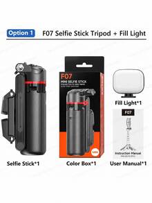 AXNEN New 3-In-1 Foldable Mini Wireless Selfie Stick And Phone Tripod With Wireless Remote - 3 Usage Modes, One-Click Extendable Ground Stand, Portable Lanyard, Perfect For Live Streaming, Christmas And Various Holidays, Travel, Outdoor Activities - View 12