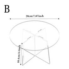 1pc Transparent Acrylic Cake Stand, Wedding Banquet Dessert Table Decoration Rack, Home Living Room Birthday Cake Holder, Party Restaurant Multi-Tier Cake Display Stand, Cupcake Stand - Multicolor - View 6