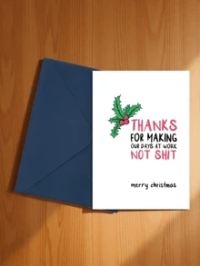 1pc Fun Rudolph Christmas Card (With Envelope) - Perfect Gift For Friends, Family And Colleagues - A Unique Holiday Greeting Gift - C - View 21