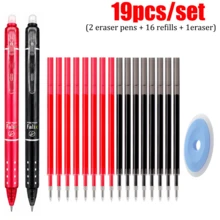 Cat Erasable Pens Magic Erasable Pen Cores Blue And Black Erasable Neutral Pens With Better Hand Feel Office Signature Stationery Supplies - Multicolor - View 13