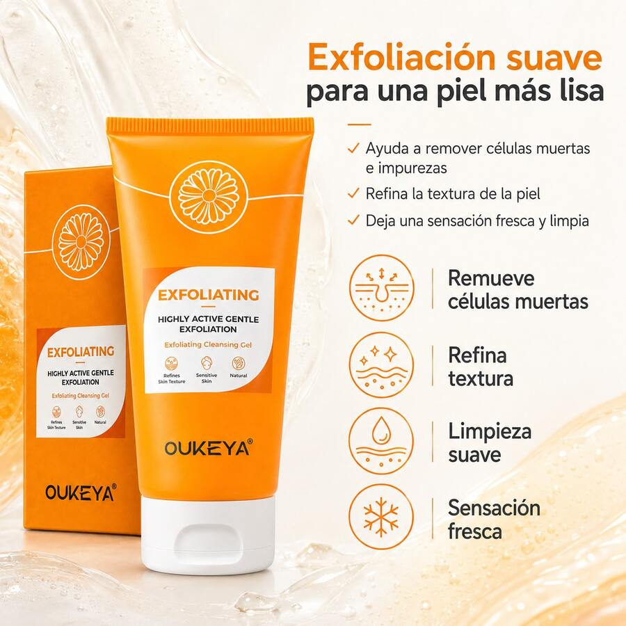 OUKEYA Exfoliating Facial Peels - 60 G Exfoliating Gel - View 1