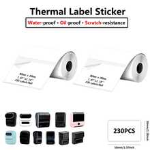 Thermal Self-Adhesive Label Paper For Halloween Packaging Seals, Smudge-Proof Stickers For Phomemo M110 M220 M200, E210 P50 PT-260 Printers, Treat Bags, Barcodes, Logos, Small Business & Home Tagging, Refill Tape Only - View 43