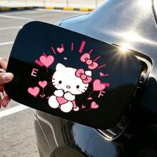 SANRIO 1pc 2D Flat Rhinestone Hello Kitty Fuel Tank Cap Sticker, Hello Kitty Holding Gas Pump, Car Decoration Sticker, Waterproof & Sun-Resistant, Sweet Style, Car Modification Sticker, Suitable For All Types Of Car Fuel Tank Caps, Great Gift For Family And Friends - A - View 19