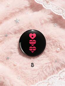 1pc/6pcs 4.4cm/1.73inch ARIRANG Song Lyrics, Cartoon Character Portrait & Heart Symbol Pattern Pin Badge, Clothing Bag Backpack Decoration, Perfect Gift For ARMY Fans - Multicolor - View 3