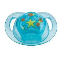 Nuby Orthodontic Pacifier 0m+ Soft And Flexible - Mint Blue - View 3
