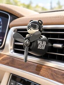 Car Air Vent Aromatherapy Clip, Cute Cartoon Pilot Car Diffuser With Rotating Propeller Air Vent Fan, Essential Oil Car Fragrance Diffuser Aromatherapy Decor, Car Interior Decoration Accessory, Cute Gift For Women And Men - A - View 16