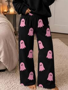 Plus Size Sleep Bottoms - Multicolor - View 1