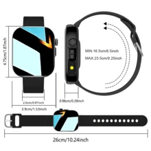 Jam Tangan Pintar Olahraga Layar Sentuh Penuh 2,01 Inci HOT, Jam Tangan Pintar Outdoor Unisex, Mendukung Panggilan Nirkabel/Notifikasi Pesan/Berbagai Mode Olahraga, Fungsi Menjawab/Memanggil Multifungsi, Pengambilan Foto Jarak Jauh/Pemutaran Musik LED - View 9