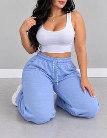 Women Sweatpants - Blue - View 4