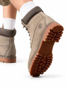 Timberland Men's Outdoor Sports Hiking Climbing Shoes, Grip Wear-Resistant Casual Shoes, Water-Repellent Warm Martin Boots - Grey - View 4