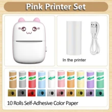 Mini Sticker Printer, Portable Pocket Thermal Printer With Paper Roll For Halloween Party Decor, Halloween Gifts, Study Notes, Photo Printing, Memos, Diaries, Travel Lists, Wireless Inkless Compatible With Android & IOS - Multicolor - View 38